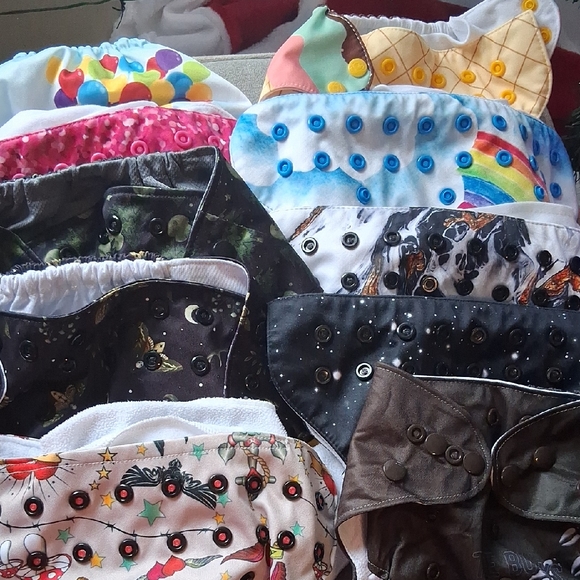 Vibrant Patterned Diaper Covers for Kids